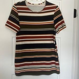 Stretchy stripe t-shirt